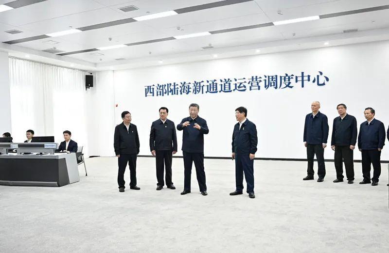 時政微觀察丨再次考察西部陸海新通道，總書記提出新要求