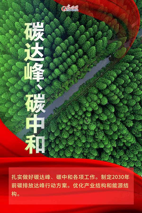 海報| 2021年政府工作報告，提到這些生態(tài)環(huán)保關(guān)鍵詞